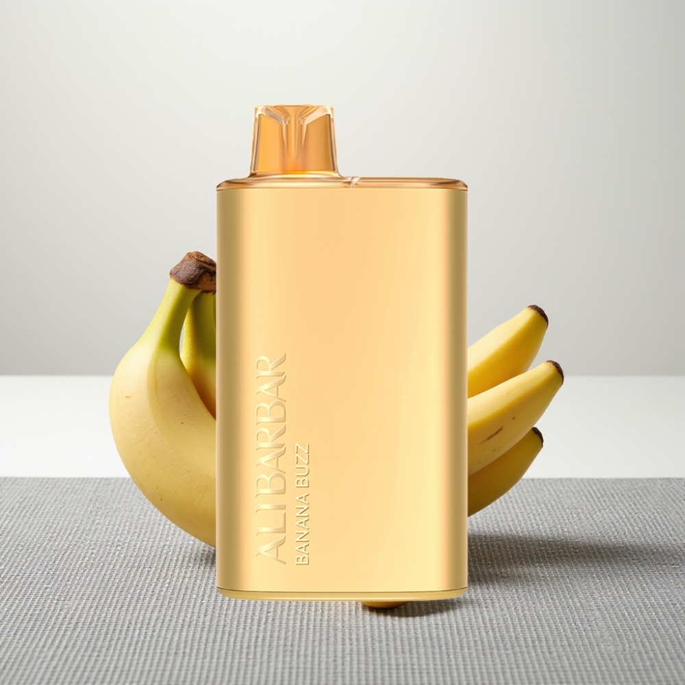Alibarbar Rich 8000 Puffs Disposable Vape Банановий Баз 20ml 2000mAh