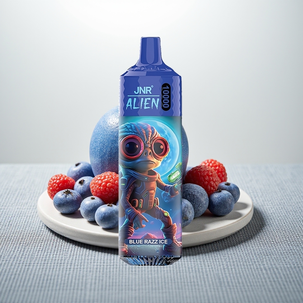 JNR Alien 10000 Puffs 850mAh Тип-C Синьо-малиновий лід RGB