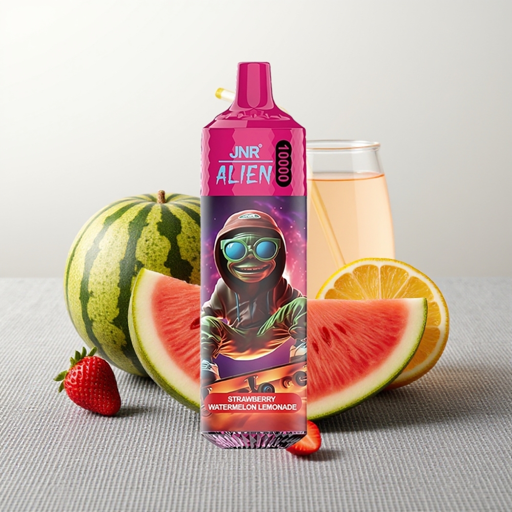 JNR Alien 10000 Puffs 850mAh Тип-C Полуниця Кавун Лимонад RGB