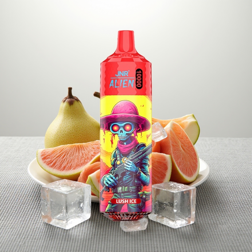 JNR Alien 10000 Puffs 850mAh Тип-C Світлодіодний Лідова М’ята