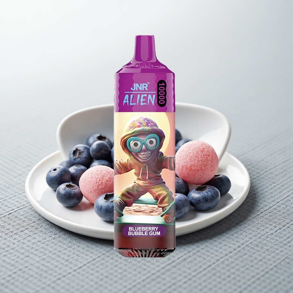 JNR Alien 10000 Puffs 850mAh Type-C LED Спортивний дизайн Блакитна жуйка