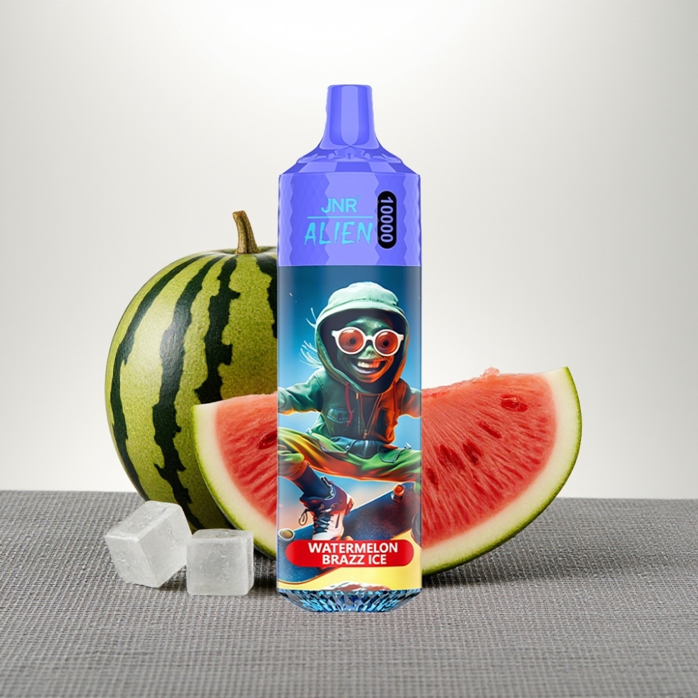 JNR Alien 10000 Puffs 850mAh Type-C LED Watermelon Brazz Ice