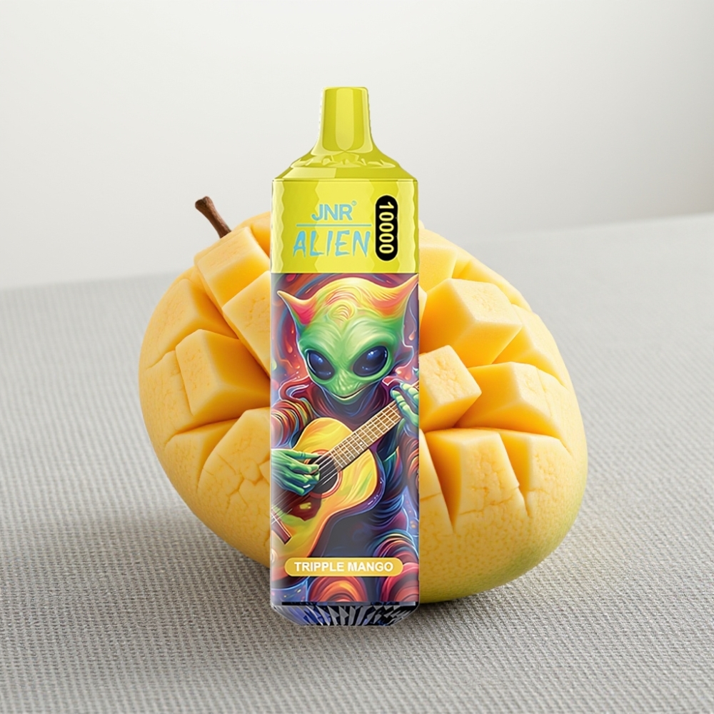 JNR Alien 10000 Puffs 850mAh Type-C RGB Трійний манго