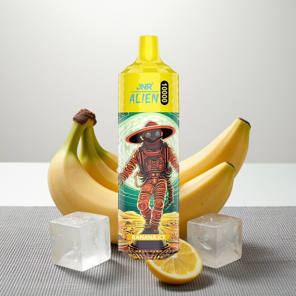 JNR Alien 10000 Puffs 850mAh Банан-Лід Type-C RGB wholesale vape Ukraine