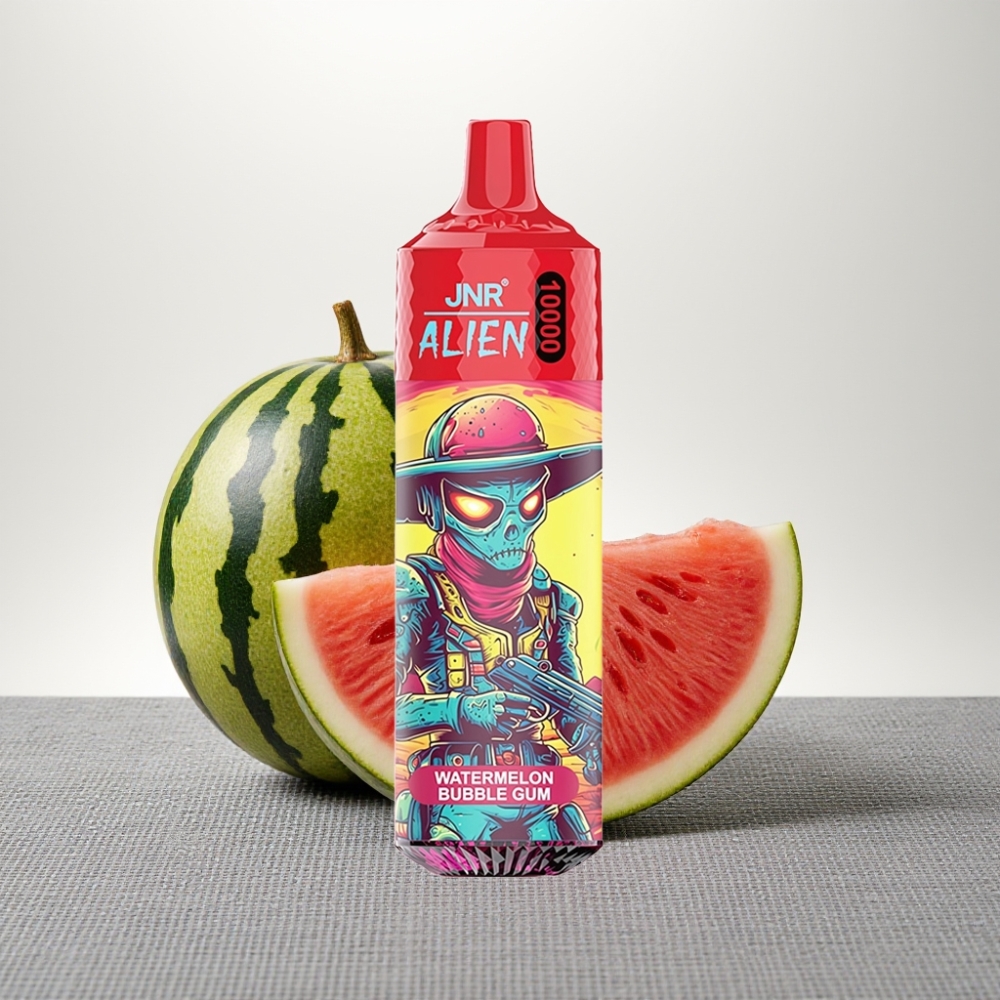 JNR Alien 10000 Puffs 850mAh Type-C Швидка зарядка кавунова жуйка