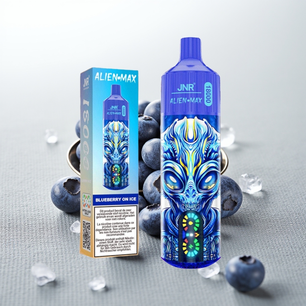 JNR Alien Max 18000 Puffs Dual Mesh Coil Blueberry On Ice 28ml Type-C