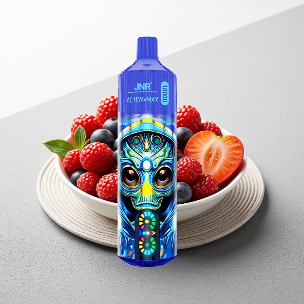 JNR Alien Max 18000 Puffs Dual Mesh Coil Type-C Quick Charge Змішані Ягоди
