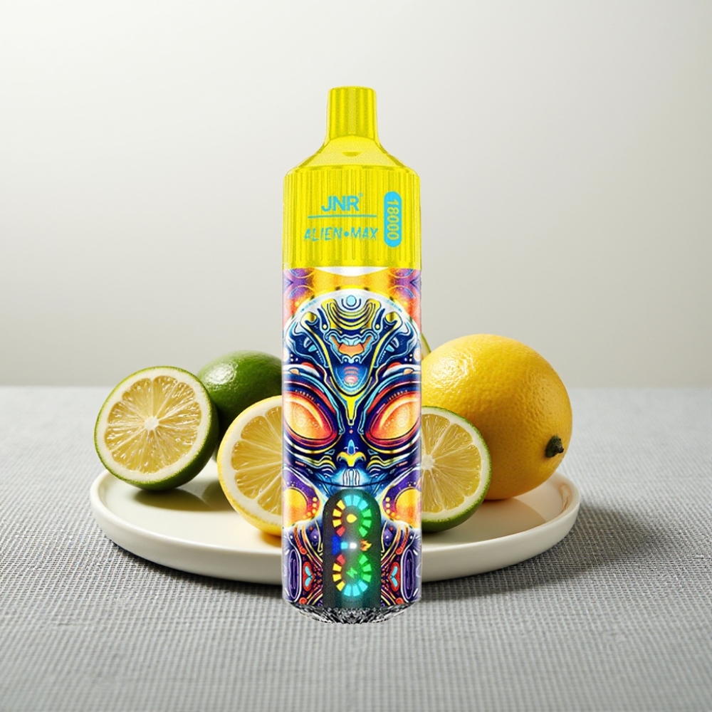JNR Alien Max 18000 Puffs Dual Mesh Coil Лимон та Лайм Type-C Quick Charge