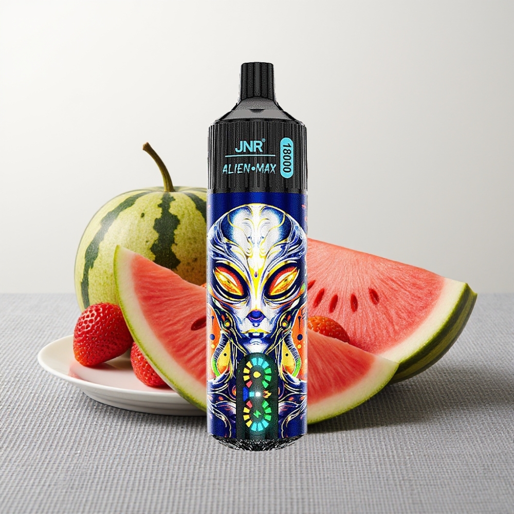 JNR Alien Max 18000 Puffs Полуниця Кавун Жуйка Dual Mesh Coil Type-C