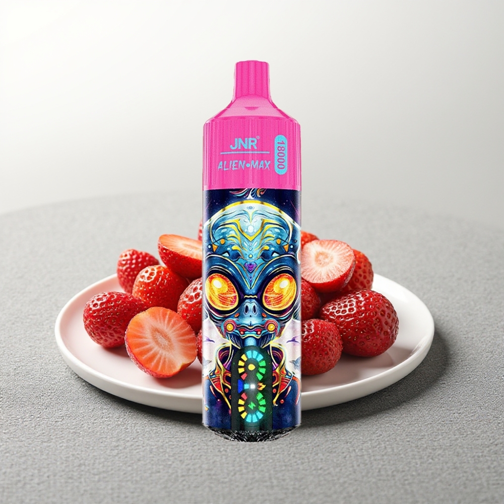JNR Alien Max 18000 Puffs Dual Mesh Strawberry Ice 28ml Type-C