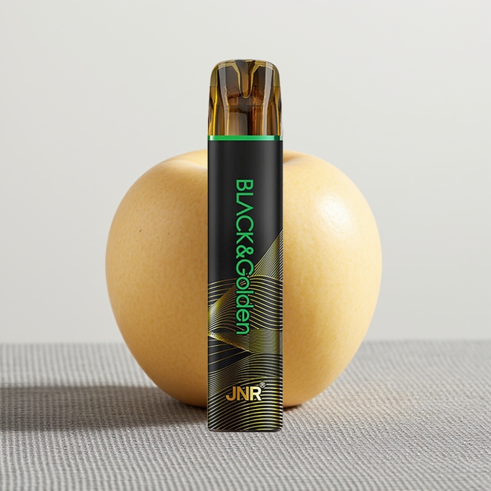 JNR Black&Golden 800 Puffs Disposable Vape Кисле Яблуко 550mAh 2% Nicotine