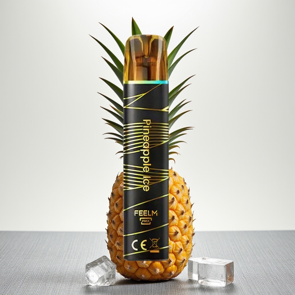 JNR Black&Golden 800 Puffs Ананас-Лід Disposable Vape 550mAh 2% Nicotine TPD