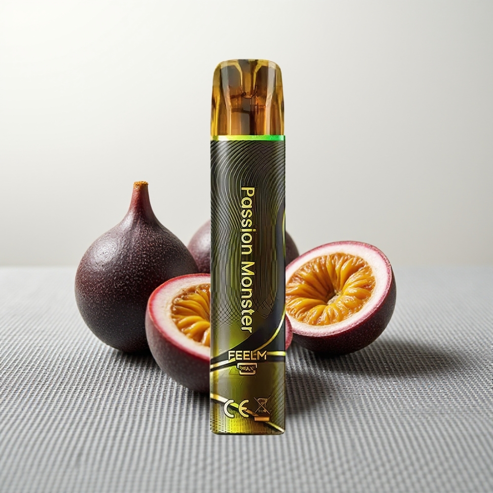 JNR Black&Golden 800 Puffs Disposable Vape Страсний Монстр 550mAh 2%