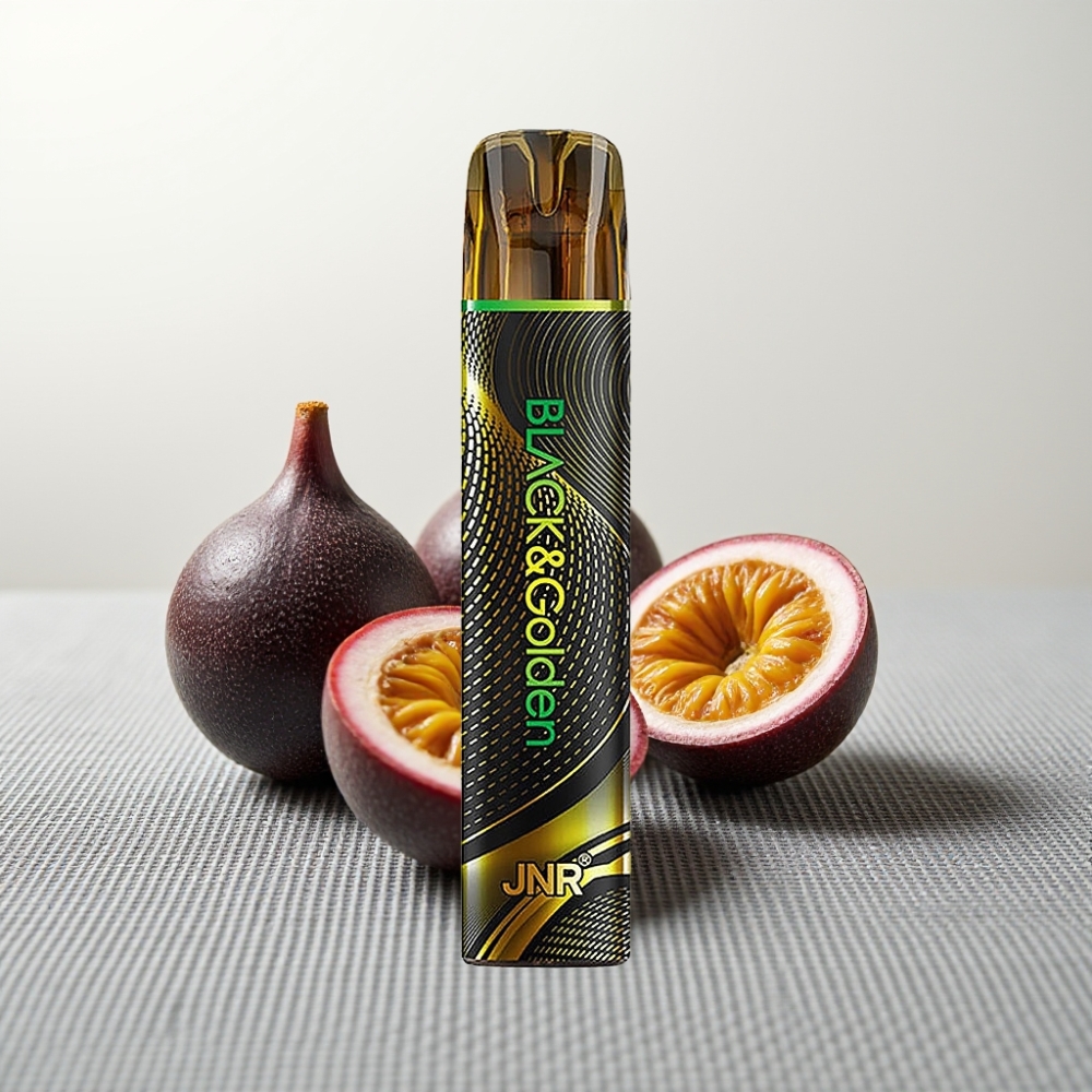 JNR Black&Golden 800 Puffs Disposable Vape Страсний Монстр 550mAh 2%