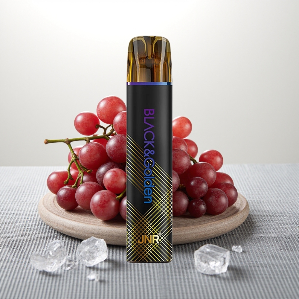 JNR Black&Golden 800 Puffs Disposable Vape Виноградовий Лід 550mAh 2%