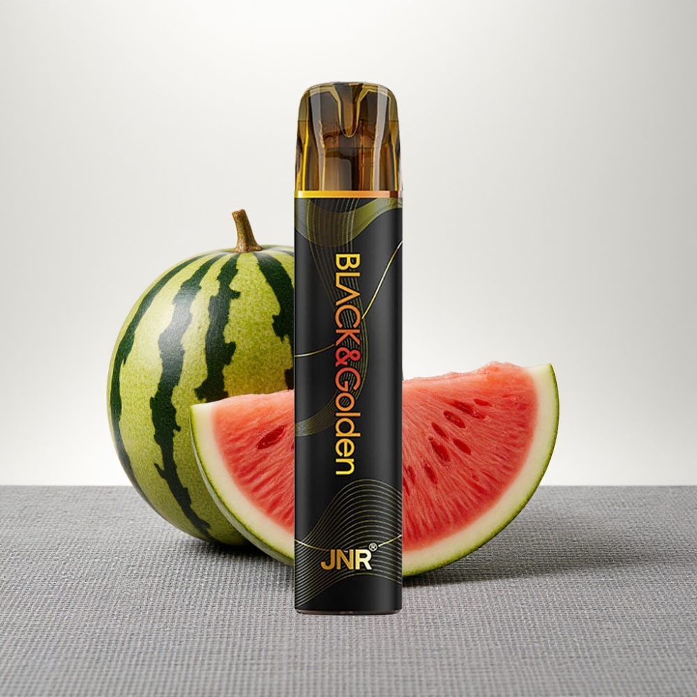 JNR Black&Golden 800 Puffs Disposable Vape Кавунова Жуйка 550mAh 2ml TPD 2%