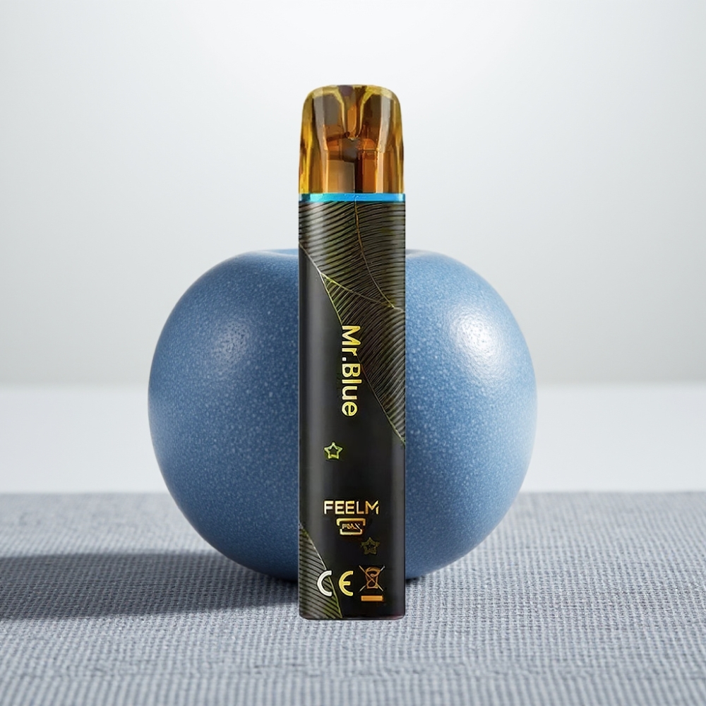 JNR Black&Golden 800 Puffs Disposable Vape Блакитний (550mAh, 2ml, TPD, 2%)