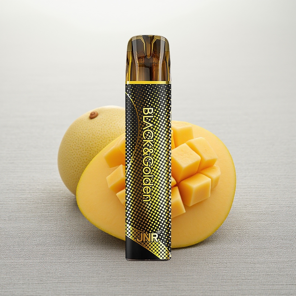 JNR Black&Golden 800 Puffs Disposable Vape Трипл Манго 550mAh 2ml TPD