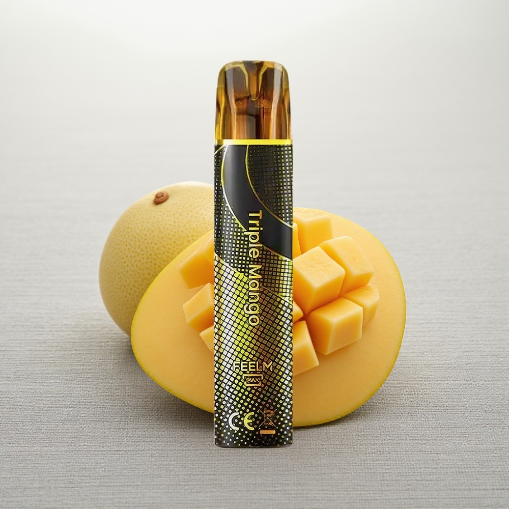 JNR Black&Golden 800 Puffs Disposable Vape Трипл Манго 550mAh 2ml TPD