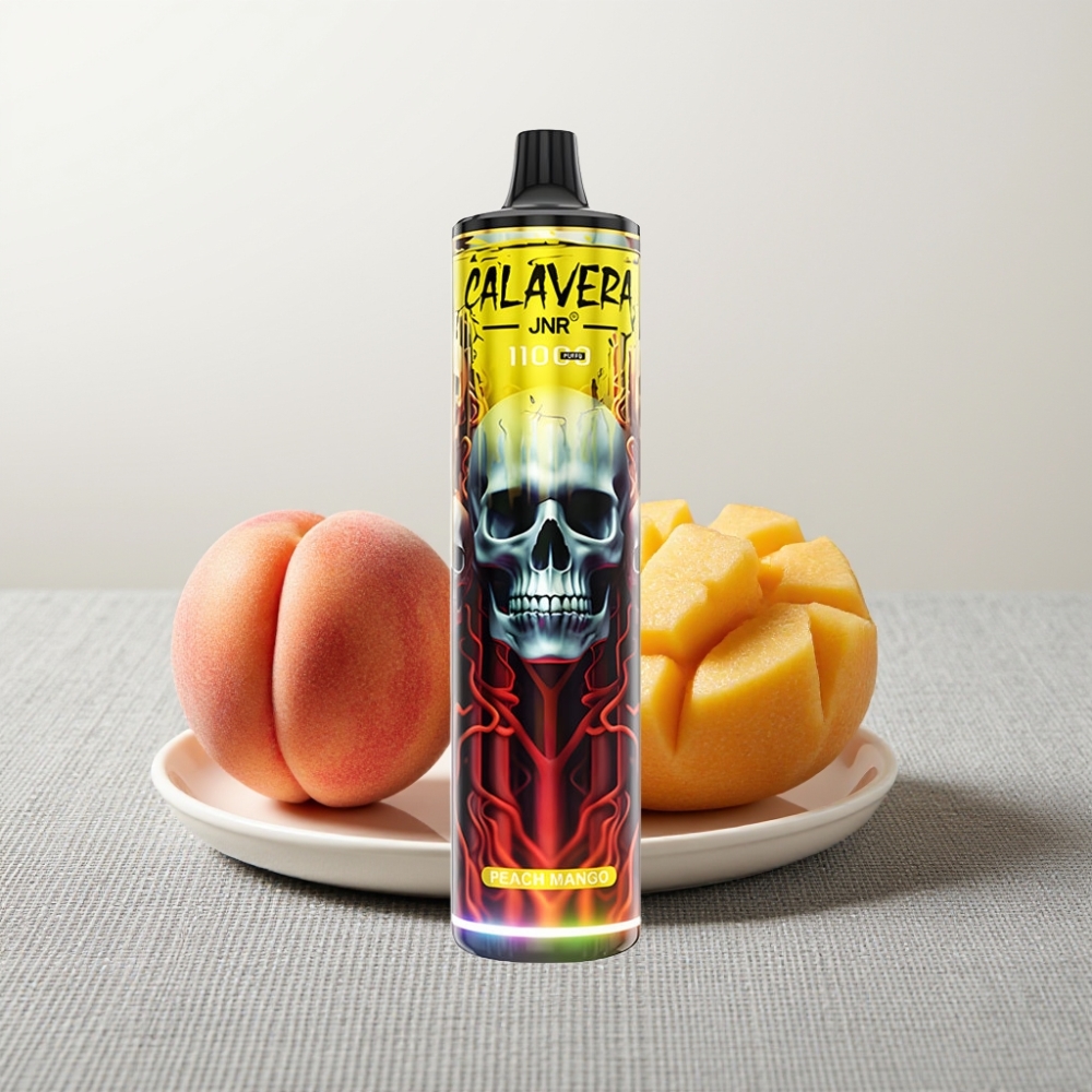 JNR Calavera 11000 Puffs Disposable Vape Peach Mango, 850mAh, Type-C, 1.0ohm Mesh