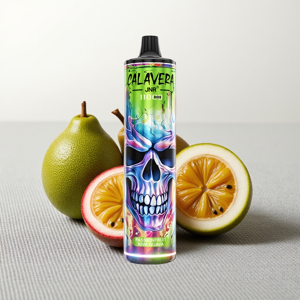 JNR Calavera 11000 Puffs Disposable Vape Type-C 21ml Passionfruit Kiwi Guava