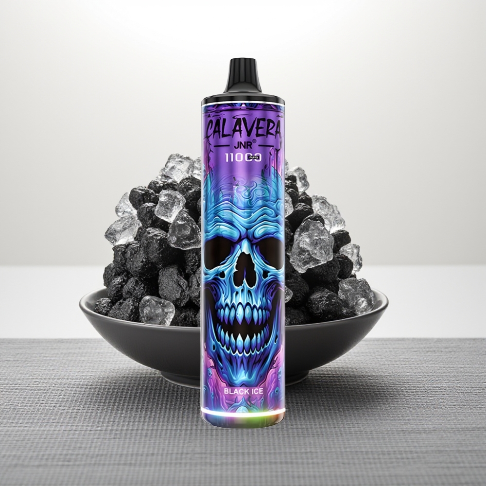 JNR Calavera 11000 Puffs Disposable Vape Чорний Лід Type-C 850mAh 21ml