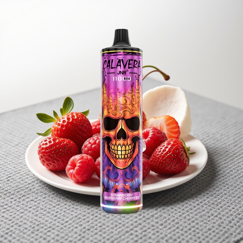 JNR Calavera 11000 Puffs Disposable Vape Полуниця Малина Вишня Лід Type-C 850mAh