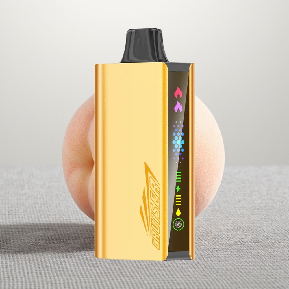 JNR Cruiser 12000 Puffs Персиковий Лід No-Charge Disposable Vape з 3500 mAh