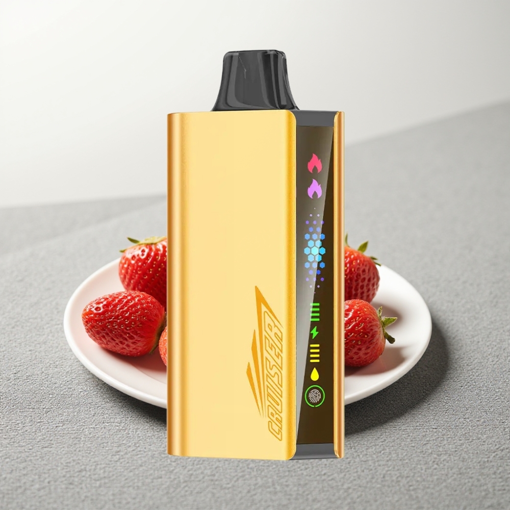 JNR Cruiser 12000 Puffs No-Charge Disposable Vape Полуниця Chupa Chups 3500mAh Dual Mesh