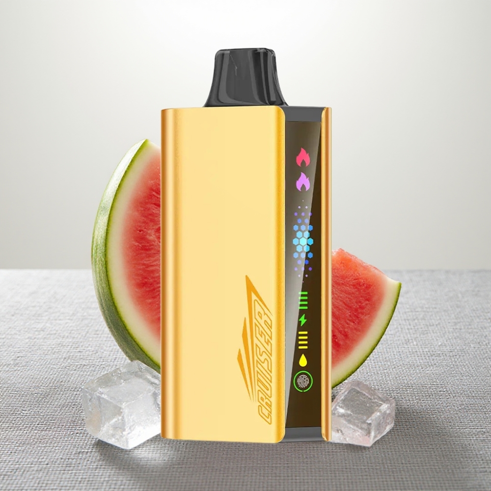 JNR Cruiser 12000 Puffs No-Charge Disposable Vape Watermelon Ice 3500mAh Dual Mesh