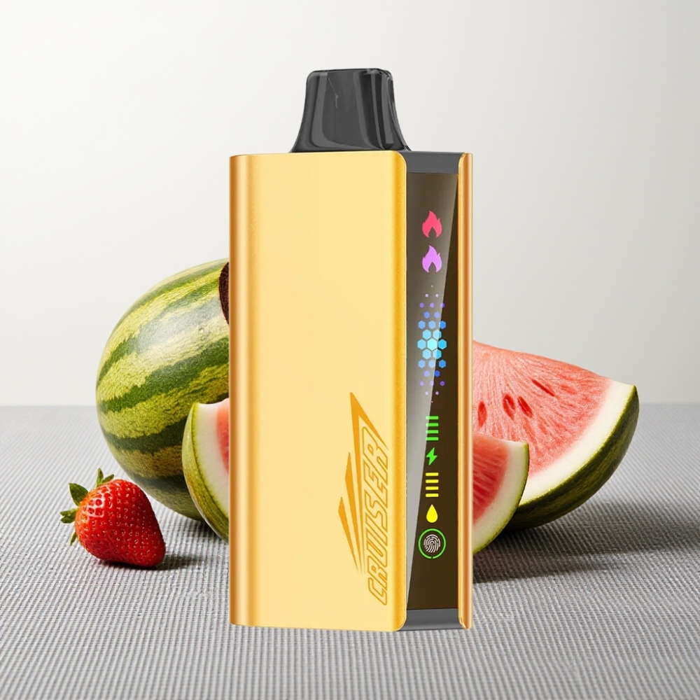 JNR Cruiser 12000 Puffs Алюмінієвий Корпус Полуниця Кокос Кавун No-Charge