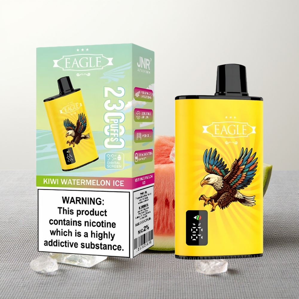 JNR EAGLE Smart 23000 Puffs Цифровий екран 25ml Kiwi Watermelon Ice