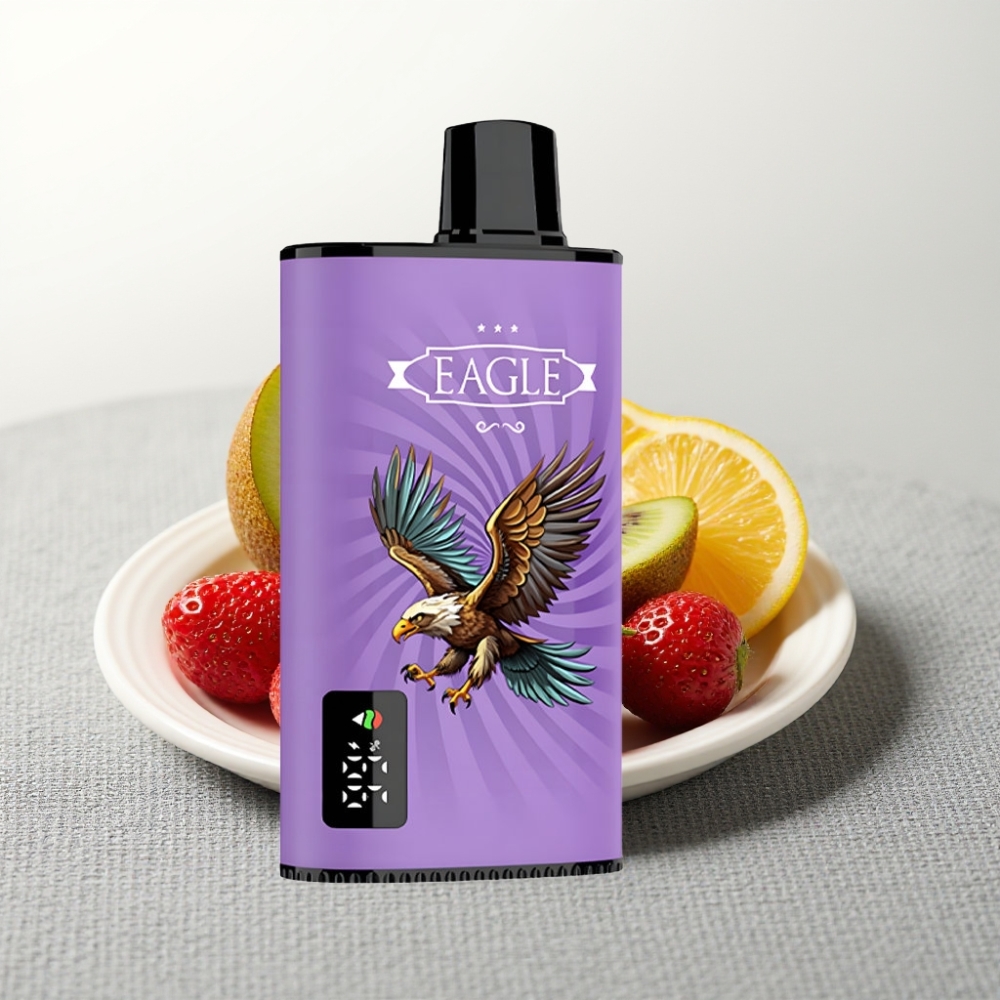 JNR EAGLE Smart 23000 Puffs Цифровий Екран Регульований Повітряпотік Полуниця Ківі