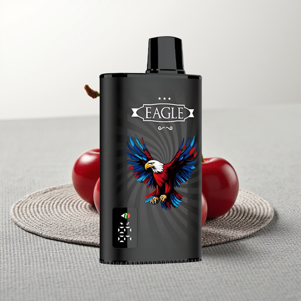 JNR EAGLE Smart 23000 Puffs Цифровий екран Регульований повітряний потік Вишнева кола