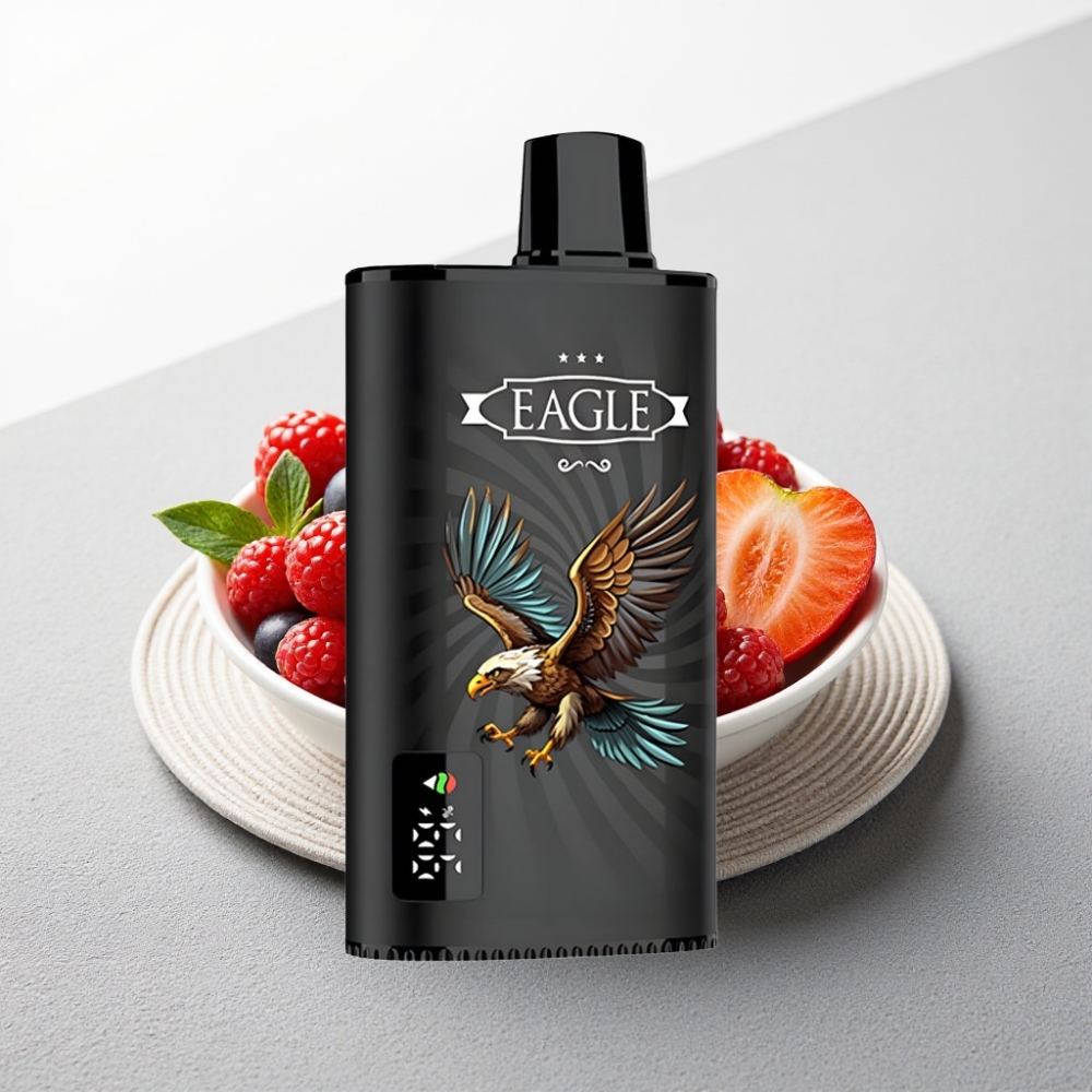 JNR EAGLE Smart 23000 Puffs Цифровий екран Регульований повітряпотік Змішані ягоди