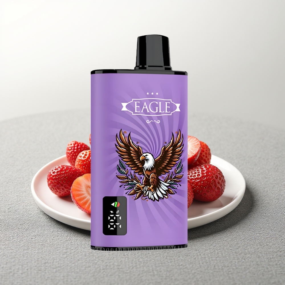 JNR EAGLE Smart 23000 Puffs Цифровий екран Регульована тяга Полуничний лід