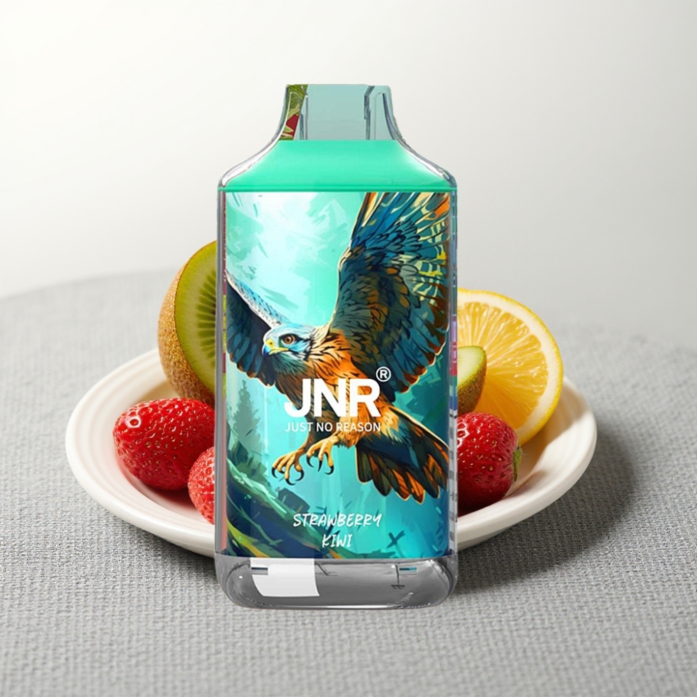 JNR Falcon 16000 Puffs 22ml Полуниця-Ківі Dual Mesh Coil Smart LED Display