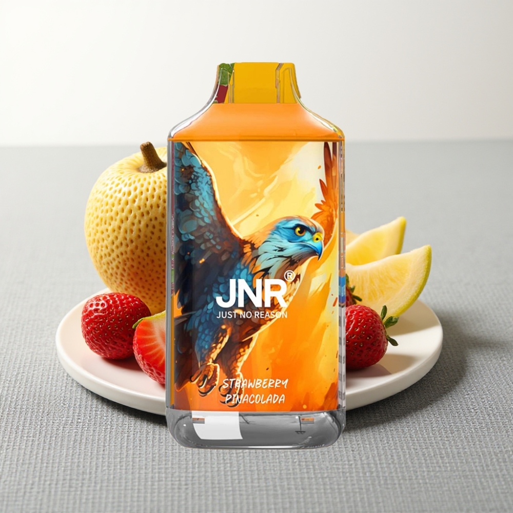 JNR Falcon 16000 Puffs 22ml Strawberry Pina Colada Dual Mesh Coil Smart LED Display