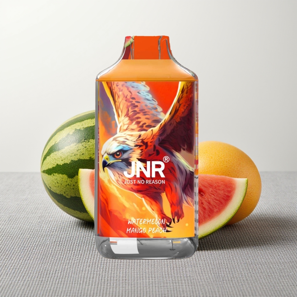 JNR Falcon 16000 Puffs 850mAh 22ml Dual Mesh Coil Арбуз Манго Персик