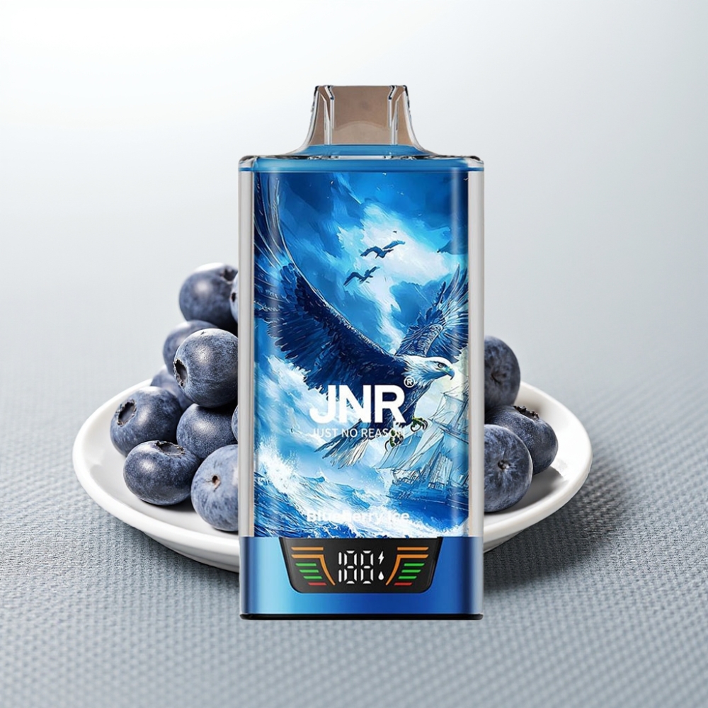 JNR Falcon Pro 28000 30мл 5% нікотину Blueberry Ice Dual Mesh Coil Smart Display