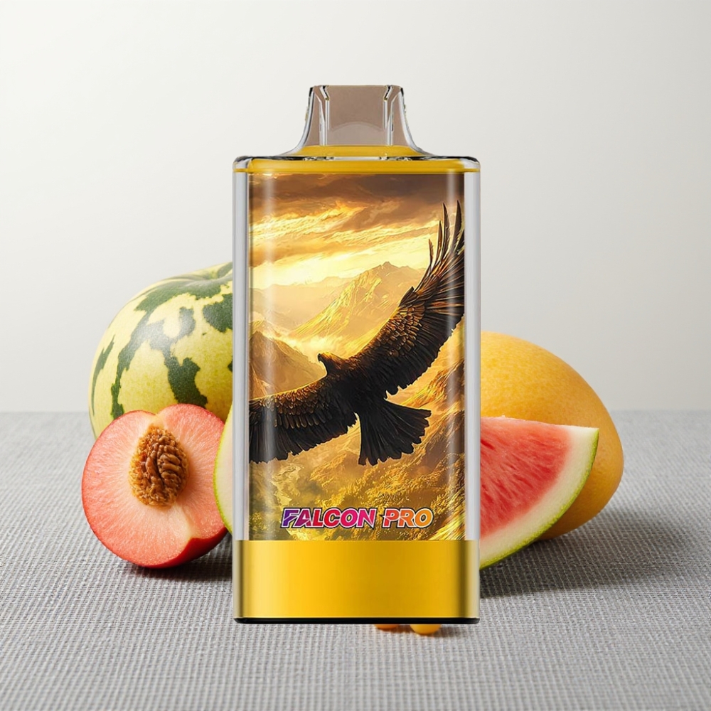 JNR Falcon Pro 28000 30мл 5% нікотину Персик Манго Кавун USB-C Dual Mesh