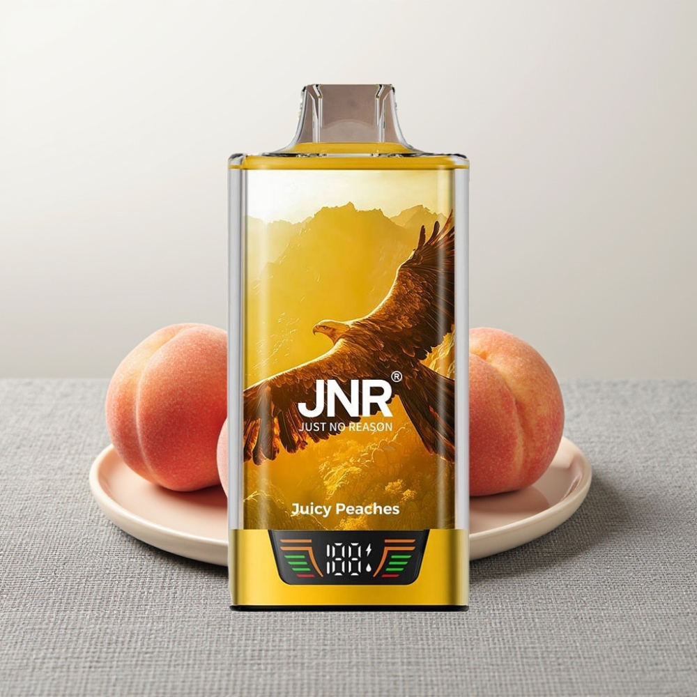 JNR Falcon Pro 28000 Соковитий Персик 30ml 5% Smart Display Dual Mesh USB-C MTL