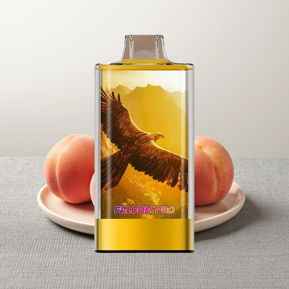 JNR Falcon Pro 28000 Соковитий Персик 30ml 5% Smart Display Dual Mesh USB-C MTL