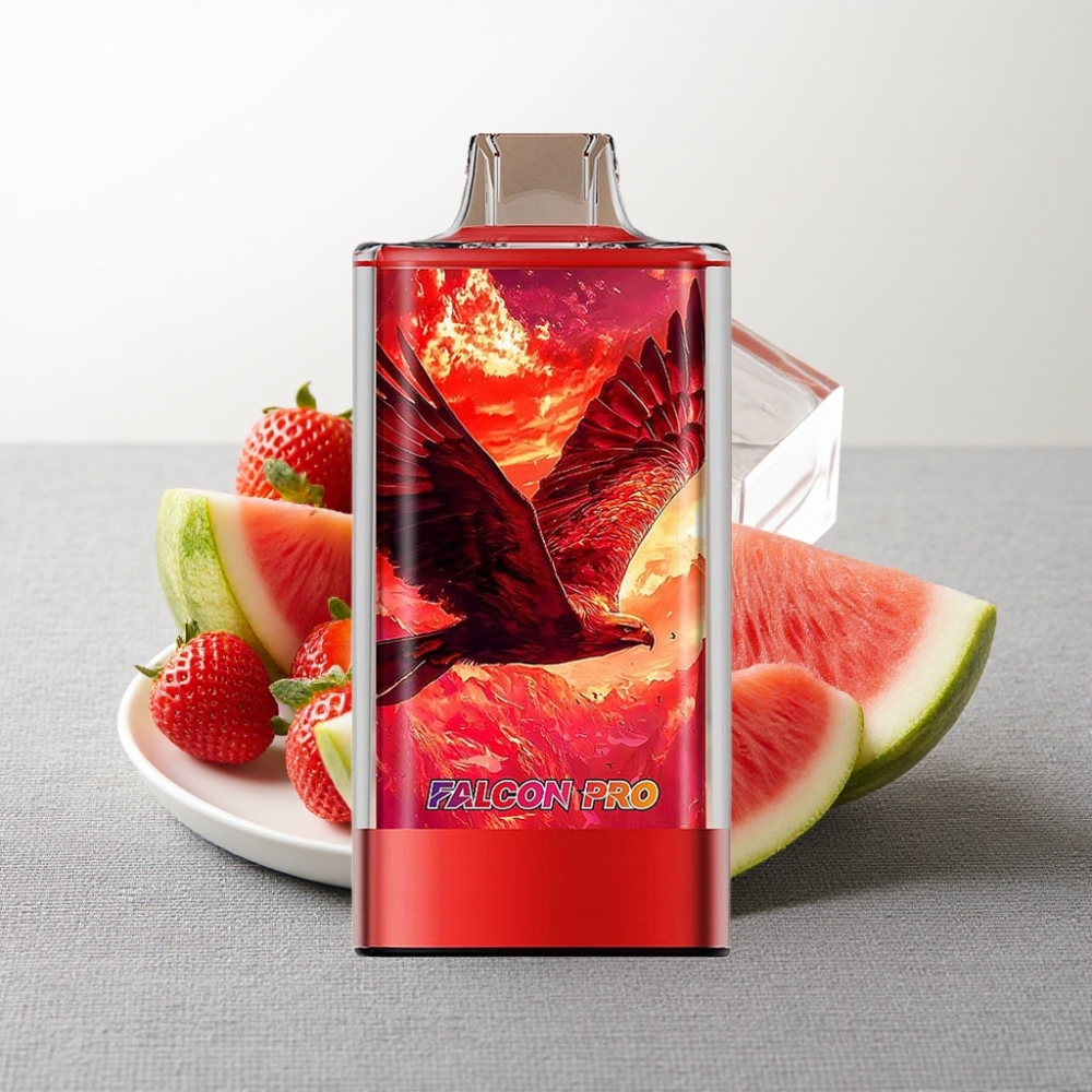 JNR Falcon Pro 28000 Полунично-Кавуновий Лід з Dual Mesh Coil та Smart Display