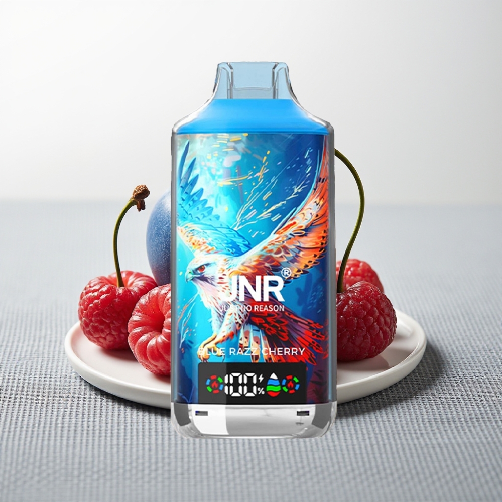 JNR Falcon X 18000 Puffs 24мл Dual Mesh Coil Блакитна Малина Вишня