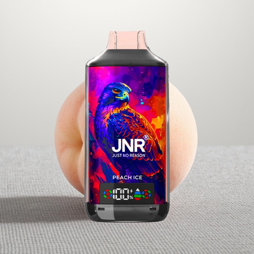 JNR Falcon X 18000 Puffs 24ml Peach Ice Dual Mesh Coil Type-C