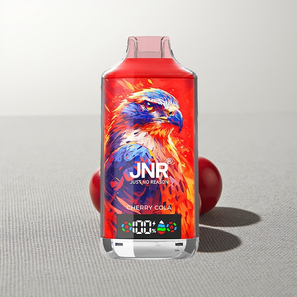 JNR Falcon X 18000 Puffs Вишневий Смак 750mAh 24ml Dual Mesh Coil Digital Display Type-C