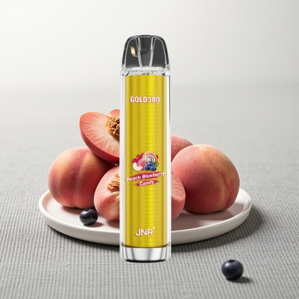 JNR Gold380 6000 Puffs 1500mAh 13ml Персик-Чорниця wholesale vape Ukraine