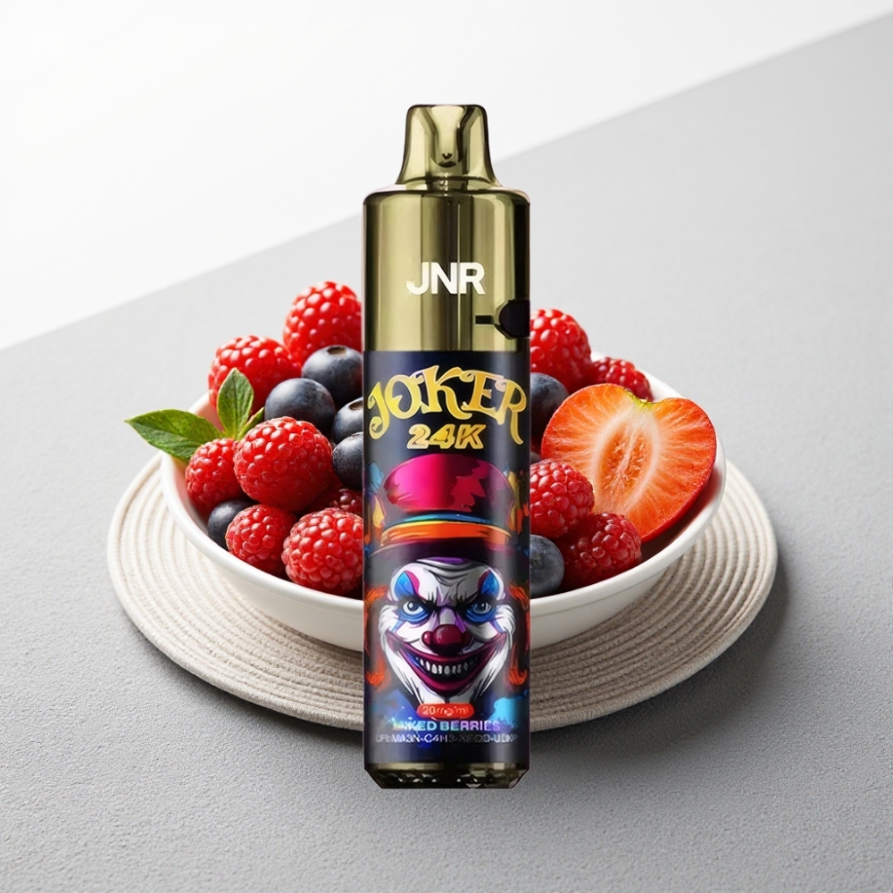 JNR Joker 24K Puffs 2+10ml Refillable Змішані Ягоди Type-C 800mAh