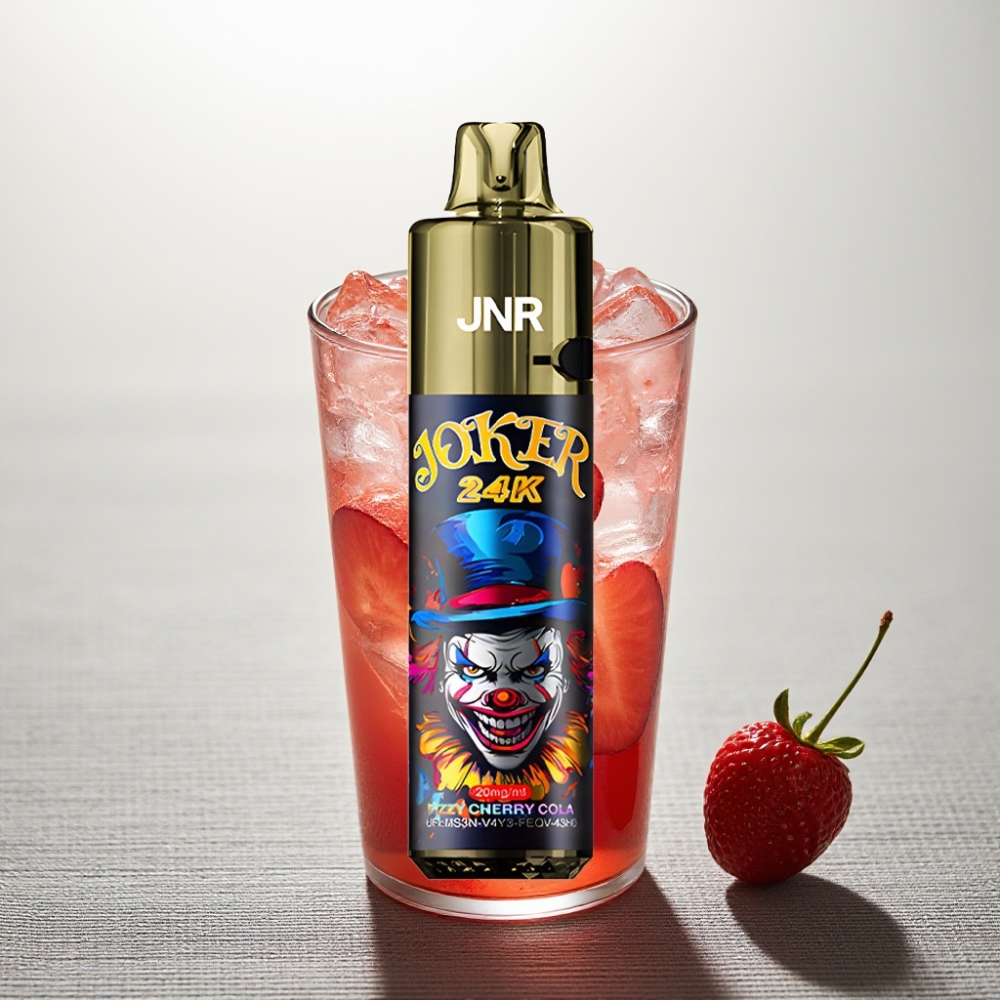 JNR Joker 24K Puffs Бурштиновий дихаючий світло Тип-C Cherry Cola